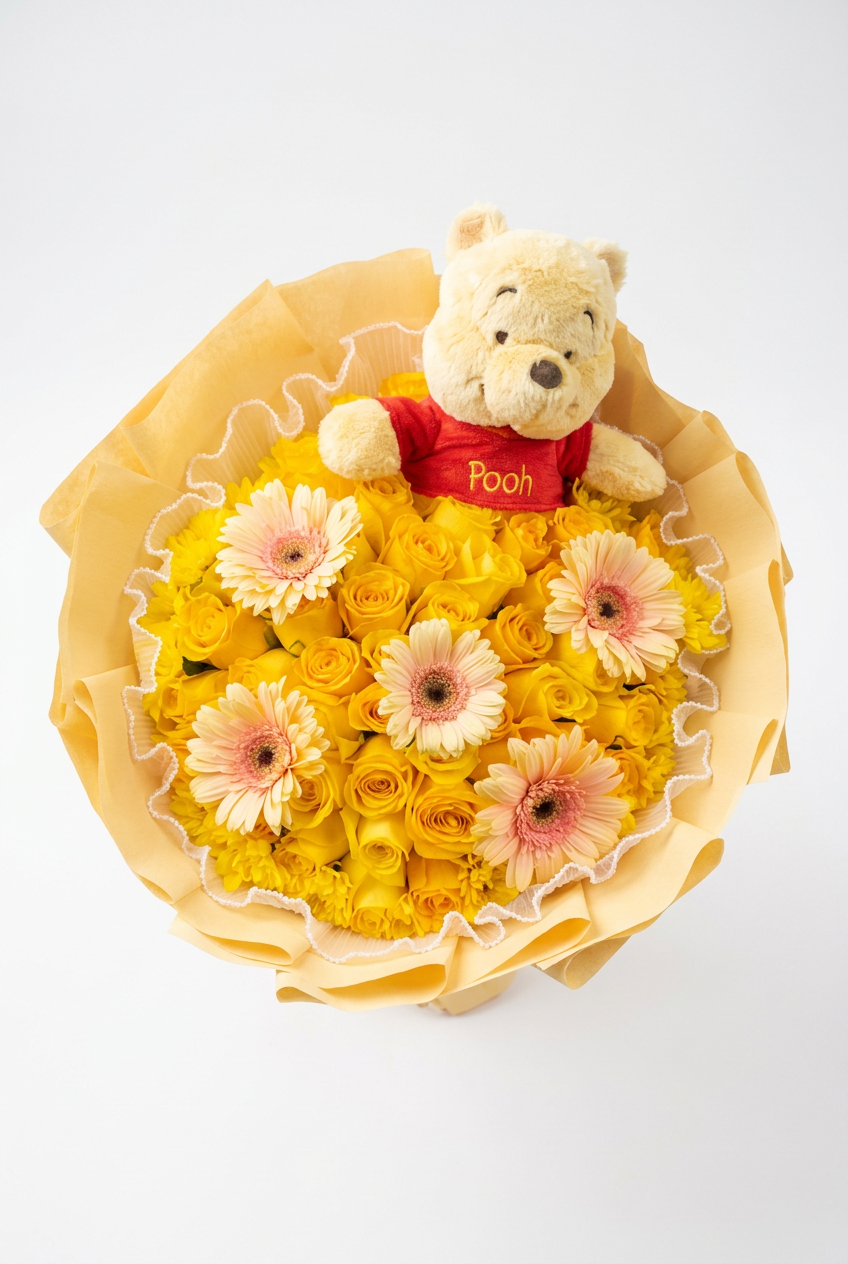 Pooh Wrap Bouquet