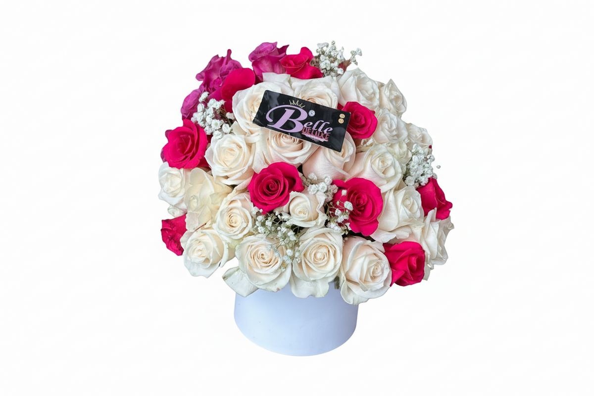 Risueños - 50 Roses on a box