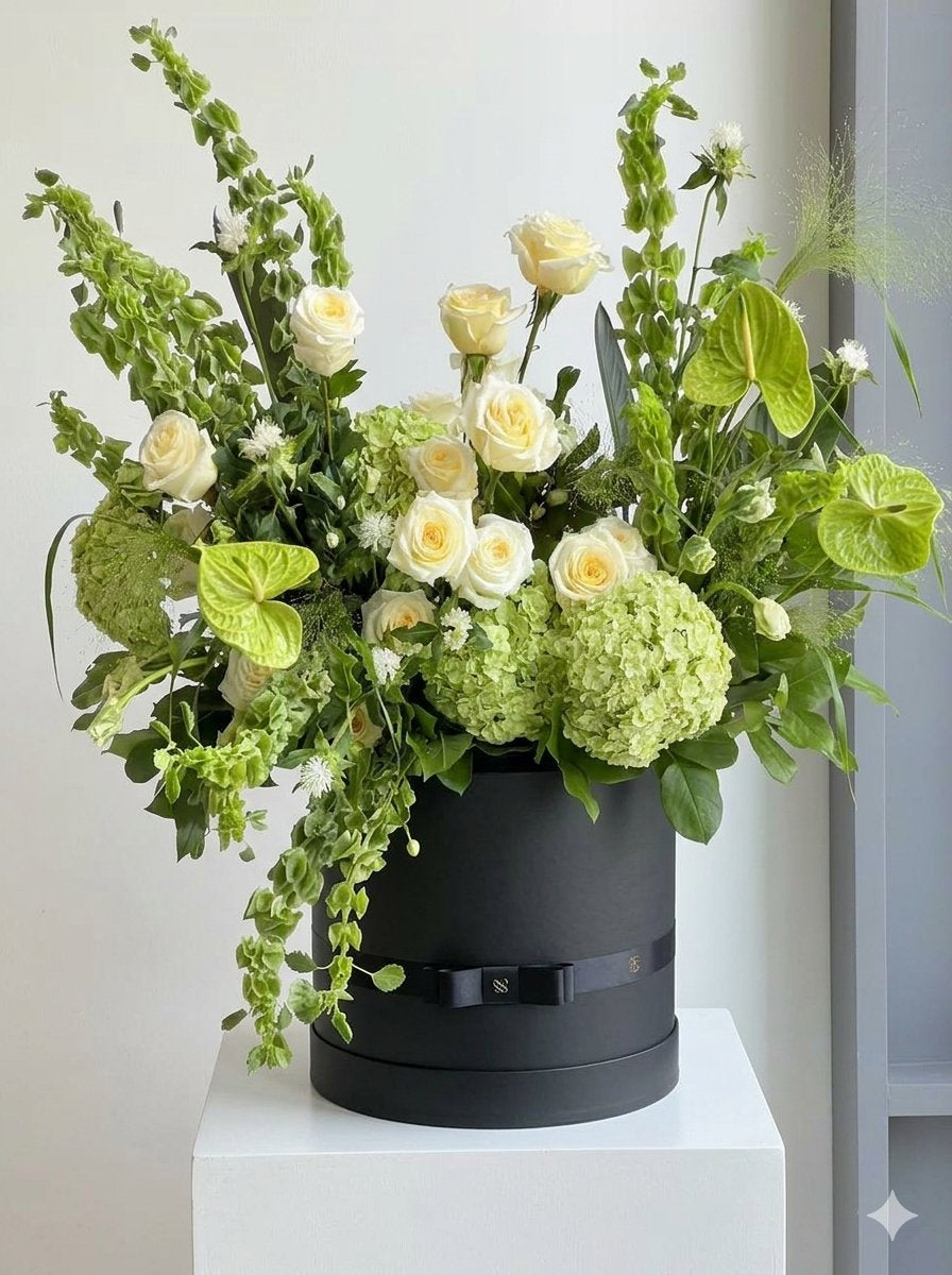 The Rose, Anthurium & Hydrangea Luxury Box