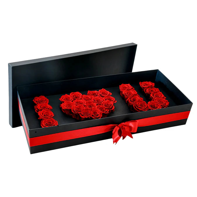 I love you Preserved Roses
