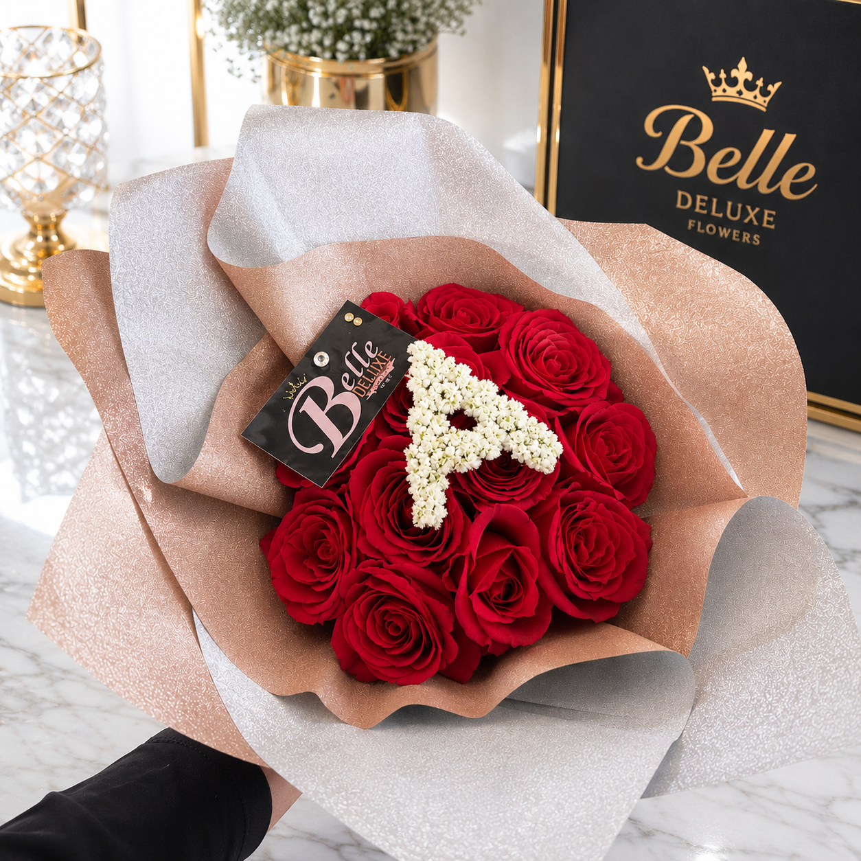 Signature Initial Rose Bouquet