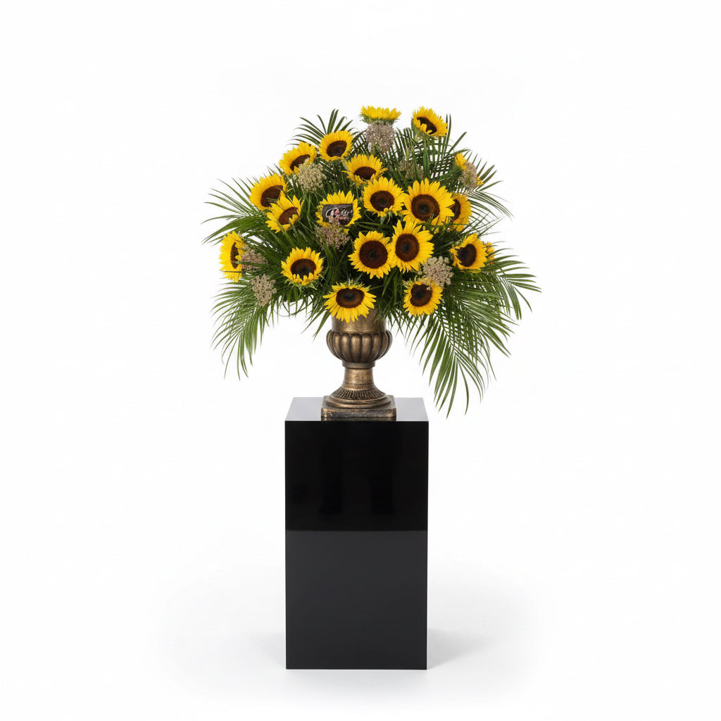 Premium Sunflower Arrangement In Vase