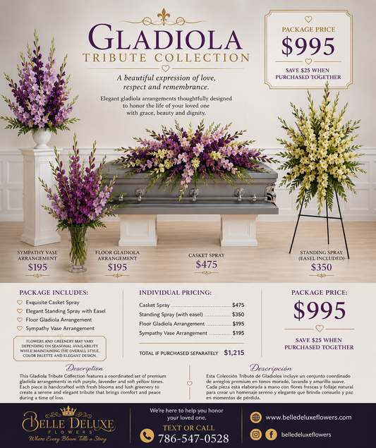 Gladiola tribute collection