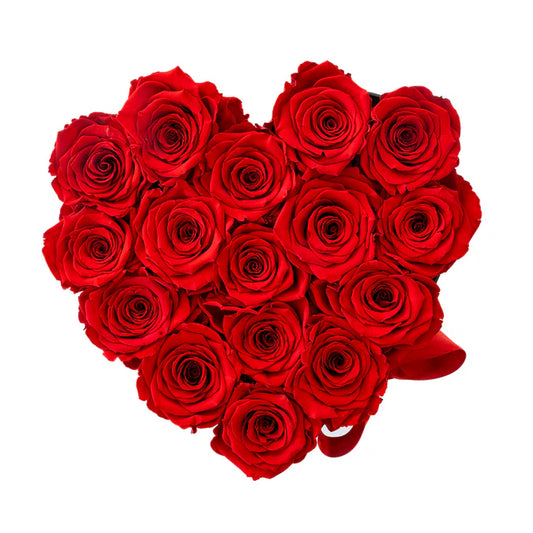 Heart Preserved Roses