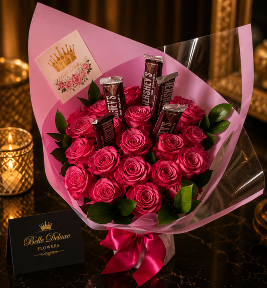 Chocolate Luxe Rose Bouquet
