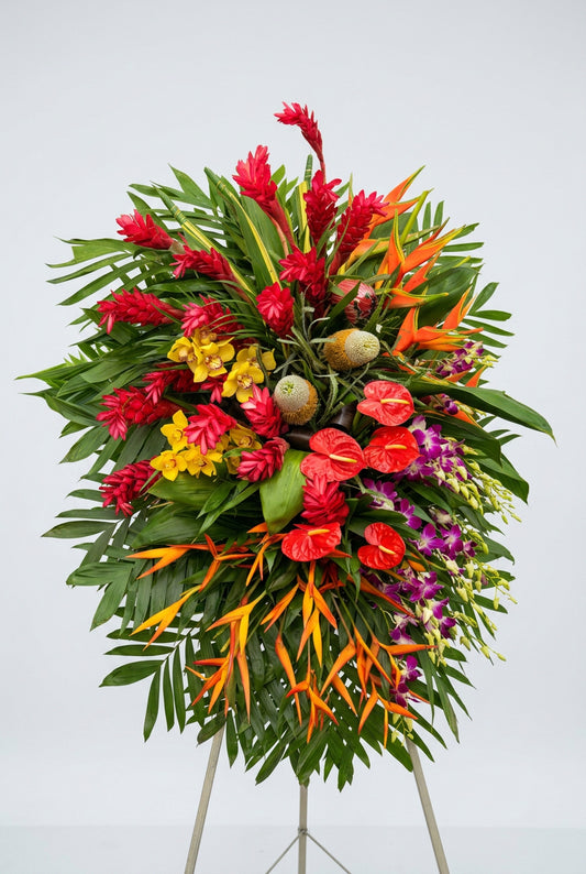 Tropical Funeral Flowers