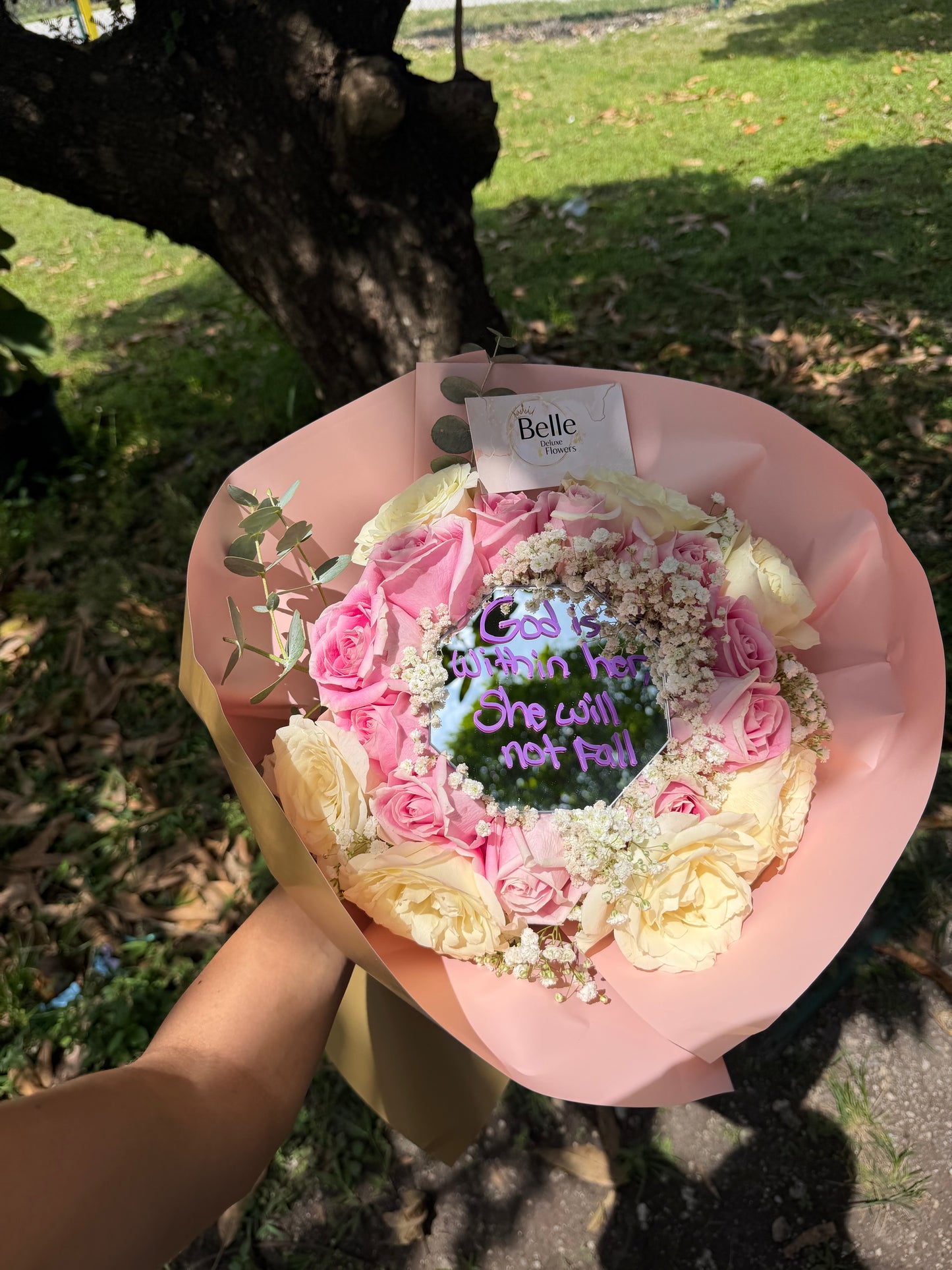 Grace Within Her Bouquet