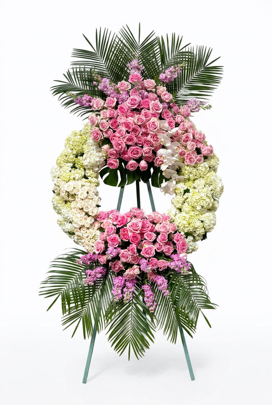 Pink Standing wreath