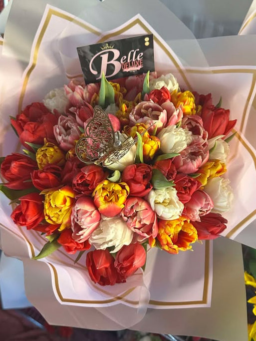 50 Wrap Tulips | 50 Tulipanes en papel