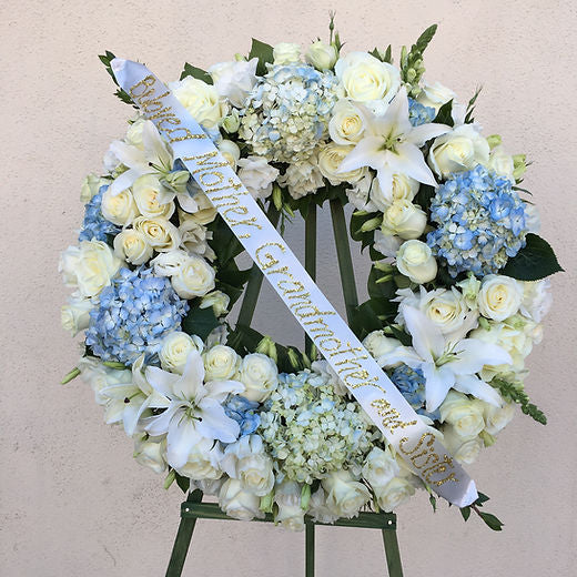 Blue elegant Wreath