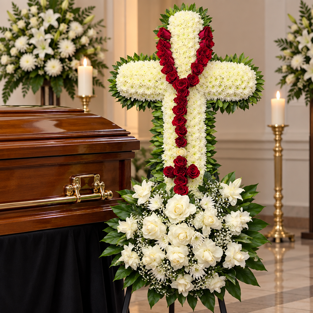 Cross wreath