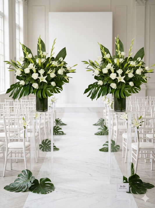 Aisle Wedding - Flores de pasillo