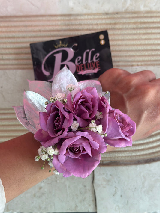 Purple corsage