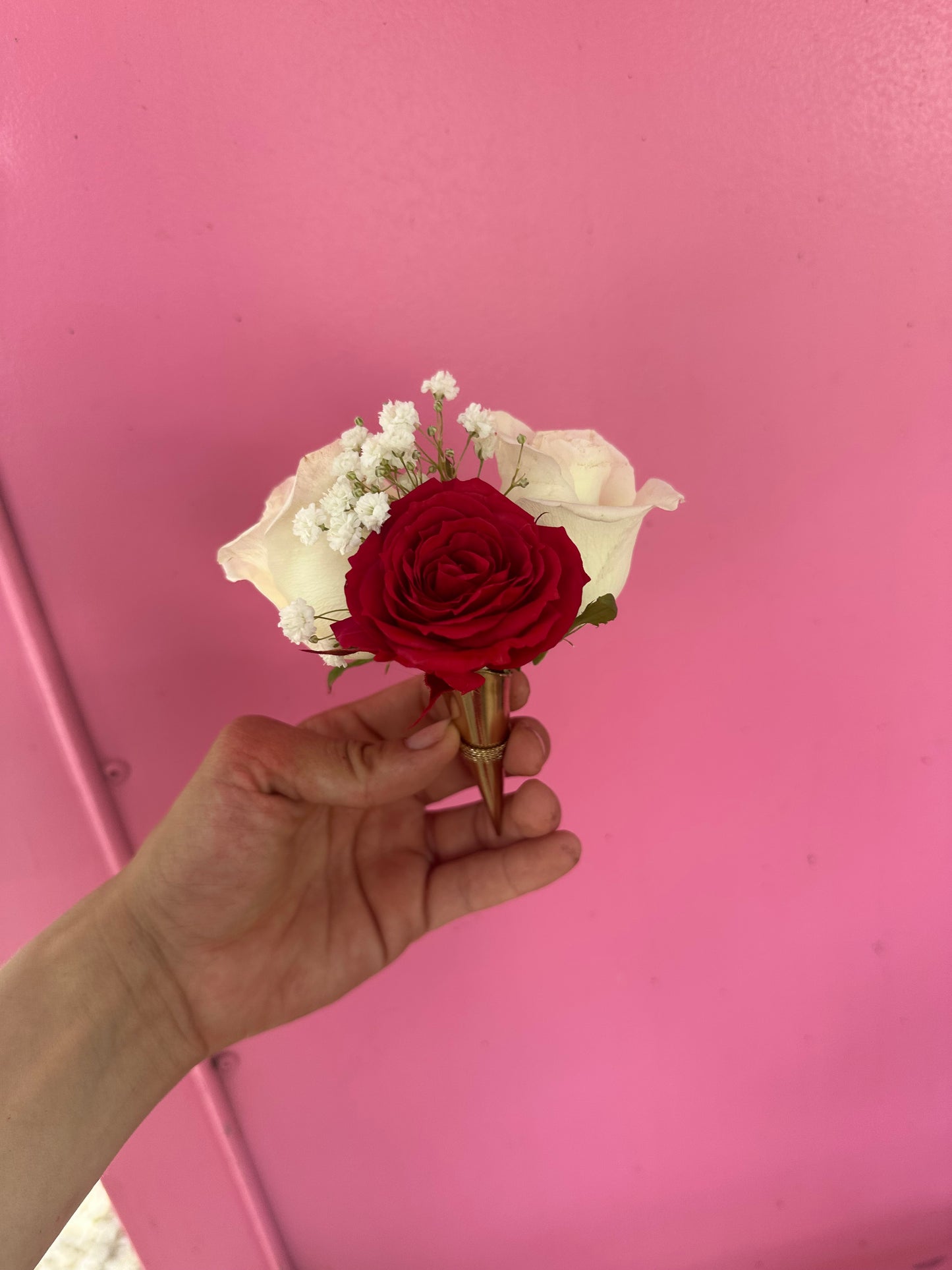 Bouquet and boutonniere for Graduation