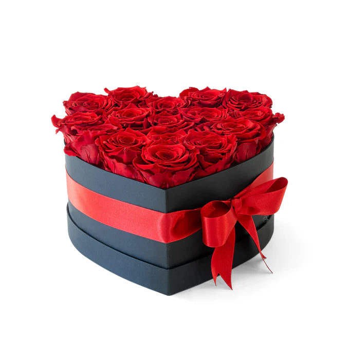 Heart Preserved Roses