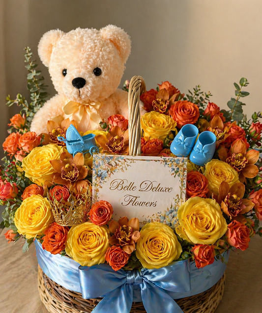 Welcome Baby Luxe Basket