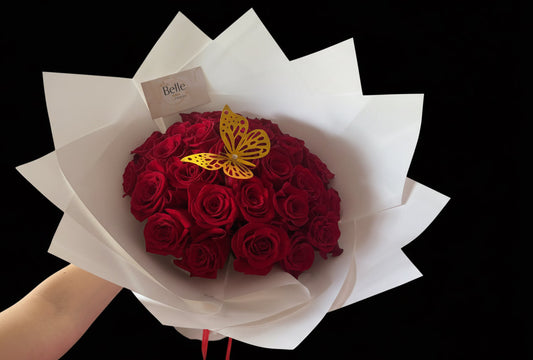25 Luxury wrap roses