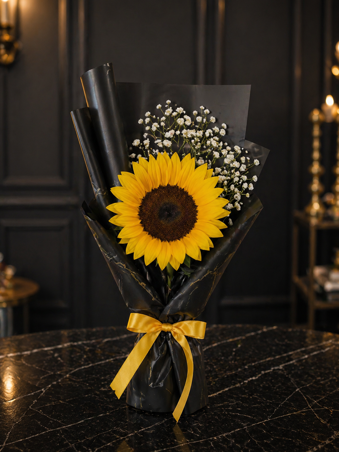 Single sunflower