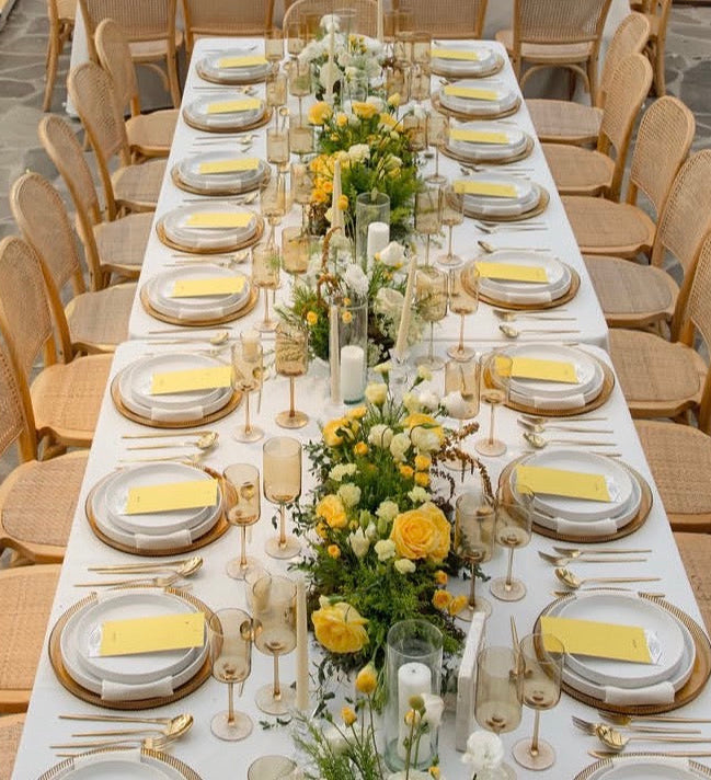 Sunny Meadow Floral Table Runner
