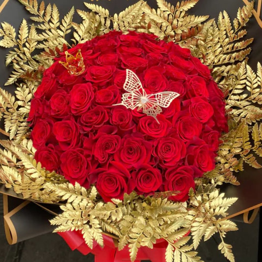 50 Red roses